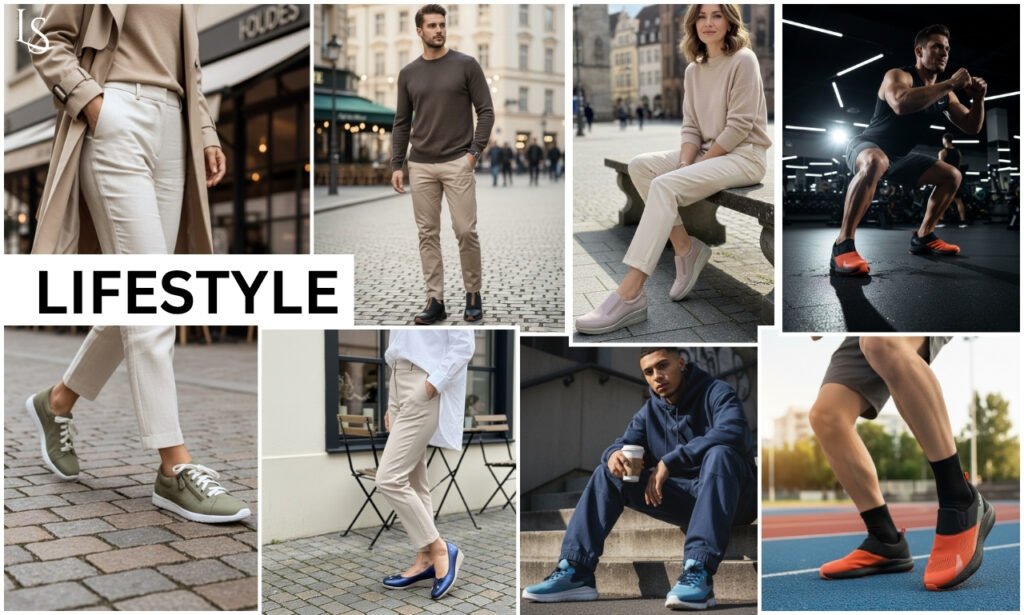 Collection of realistic AI product photography samples for brands